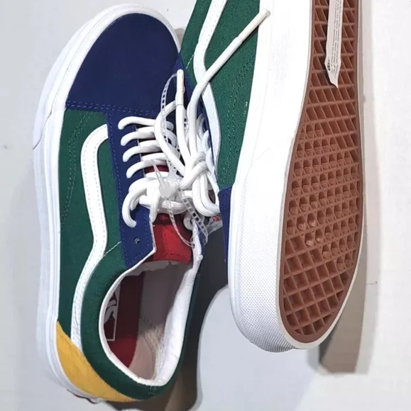 VANS NWT Old Skool Yacht Club multicolor Size 6.5 Mens/womans 8 outdoor casual - Picture 9 of 10